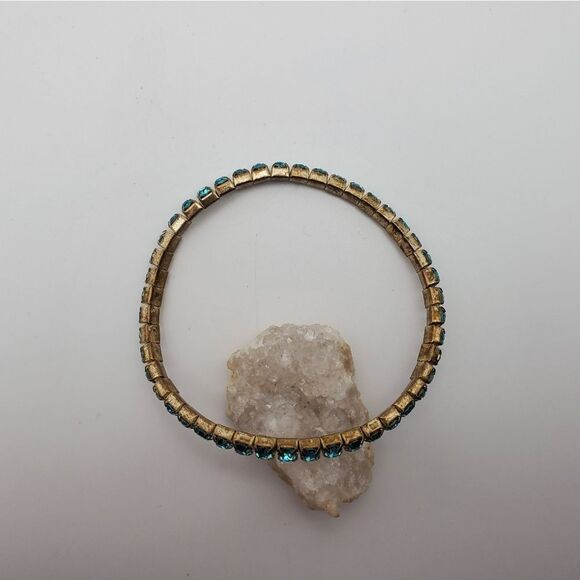 Sea crystal bracelet stretch B1525 - Picture 3 of 4